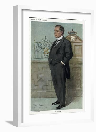 A Banker: Ravenscroft-null-Framed Art Print