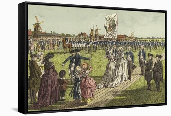 A Banner Ceremony, 1786-Willem II Steelink-Framed Stretched Canvas