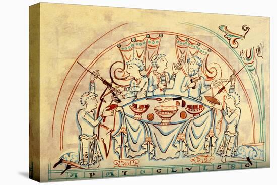 A Banquet, 11th Century-null-Stretched Canvas