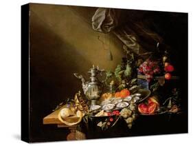 A Banquet Still Life-Cornelis de Heem-Stretched Canvas