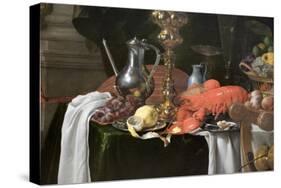 A Banqueting Scene - Still Life-Jan Davidsz. de Heem-Stretched Canvas