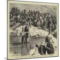 A Baptism of North American Indians, Mormons Posing as the Apostles of Christianity-Sydney Prior Hall-Mounted Giclee Print