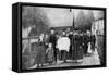 A Baptismal Procession, Black Forest, Germany, 1922-Georg Haeckel-Framed Stretched Canvas