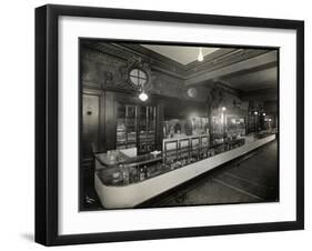 A Bar at the Robert Treat Hotel, Newark, New Jersey, 1916-Byron Company-Framed Giclee Print