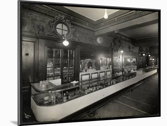 A Bar at the Robert Treat Hotel, Newark, New Jersey, 1916-Byron Company-Mounted Giclee Print