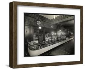 A Bar at the Robert Treat Hotel, Newark, New Jersey, 1916-Byron Company-Framed Giclee Print