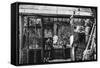 A Bar in the Central Market Quarter, Paris, 1931-Ernest Flammarion-Framed Stretched Canvas