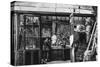 A Bar in the Central Market Quarter, Paris, 1931-Ernest Flammarion-Stretched Canvas