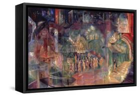 A Bar-Georgi Bogdanovich Yakulov-Framed Stretched Canvas