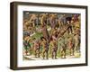 A Barbarian Celebration, from "Navigatio in Brasiliam Americae"-Theodor de Bry-Framed Giclee Print