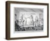 A Barber's Shop, 1784-Henry William Bunbury-Framed Giclee Print