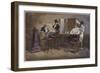 A Barber's Shop at Richmond Virginia-Eyre Crowe-Framed Giclee Print