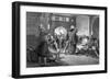 A Barber's Shop in Tunis, 1875-John Evan Hodgson-Framed Premium Giclee Print
