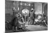A Barber's Shop in Tunis, 1875-John Evan Hodgson-Mounted Giclee Print