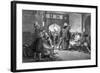 A Barber's Shop in Tunis, 1875-John Evan Hodgson-Framed Giclee Print