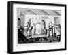 A Barber's Shop, Published by William Dickinson-Henry William Bunbury-Framed Giclee Print