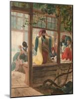 A Barber Shop, Ca. 1849-Karl Pavlovich Briullov-Mounted Giclee Print