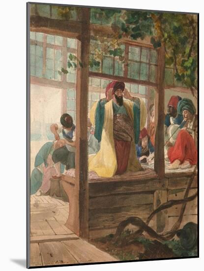 A Barber Shop, Ca. 1849-Karl Pavlovich Briullov-Mounted Giclee Print