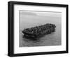 A Barge Packed with Vietnamese Refugees from Danang is Towed to the Ss Pioneer Contender-null-Framed Photographic Print