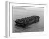 A Barge Packed with Vietnamese Refugees from Danang is Towed to the Ss Pioneer Contender-null-Framed Photographic Print