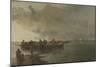 A Barge with a Wounded Soldier-John Crome-Mounted Giclee Print