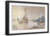 A Barge with Hay, C1625-C1634-Hendrick Avercamp-Framed Giclee Print
