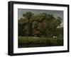 A Barn on the Bank of a Stream in Gelderland-Wouter Johannes van Troostwijk-Framed Art Print