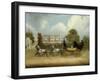 A Barouche Drawn by Four Greys Passing a Jacobean Mansion, 1830-James Pollard-Framed Giclee Print