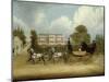 A Barouche Drawn by Four Greys Passing a Jacobean Mansion, 1830-James Pollard-Mounted Giclee Print