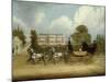 A Barouche Drawn by Four Greys Passing a Jacobean Mansion, 1830-James Pollard-Mounted Giclee Print