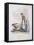 A Barrow Woman, Provincial Characters, 1813-null-Framed Stretched Canvas