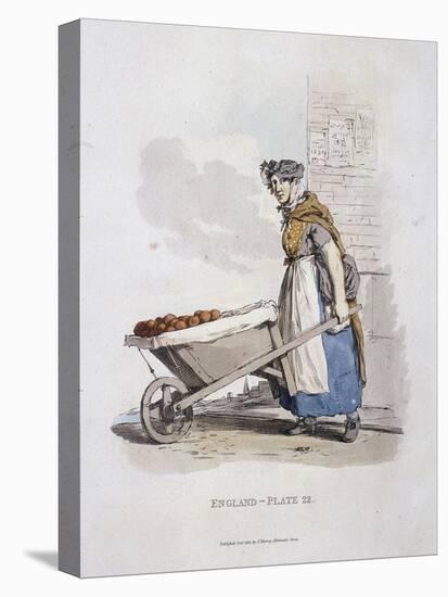 A Barrow Woman, Provincial Characters, 1813-null-Stretched Canvas