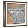 A Bas-Relief of a Fight Between Secutor and Retiarius, 3rd Century, Rome-null-Framed Photographic Print