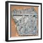 A Bas-Relief of a Fight Between Secutor and Retiarius, 3rd Century, Rome-null-Framed Photographic Print