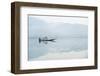 A Basket Fisherman on Inle Lake Scans the Still and Shallow Water for Signs of Life, Shan State-Alex Treadway-Framed Photographic Print