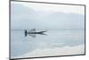 A Basket Fisherman on Inle Lake Scans the Still and Shallow Water for Signs of Life, Shan State-Alex Treadway-Mounted Photographic Print