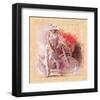 A Basket Full of Flower-Talantbek Chekirov-Framed Art Print