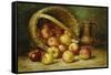 A Basket of Apples-August Laux-Framed Stretched Canvas