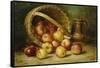 A Basket of Apples-August Laux-Framed Stretched Canvas