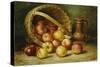 A Basket of Apples-August Laux-Stretched Canvas