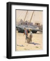 A Basket of Clams, 1873-Winslow Homer-Framed Premium Giclee Print