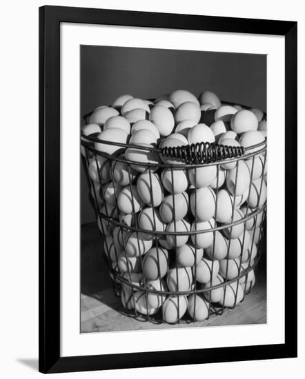 A Basket of Eggs-null-Framed Photographic Print