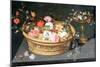 A Basket of Flowers, C1590-1625-Jan Brueghel the Elder-Mounted Giclee Print