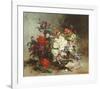 A Basket of Flowers-Eugene Cauchois-Framed Premium Giclee Print