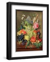 A Basket of Fruit, 1744-Jan van Huysum-Framed Premium Giclee Print