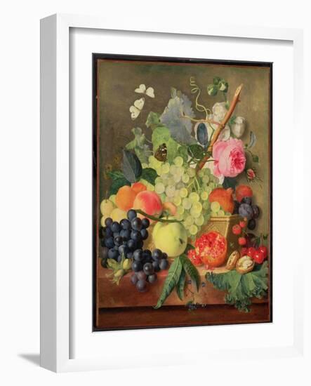 A Basket of Fruit, 1744-Jan van Huysum-Framed Giclee Print