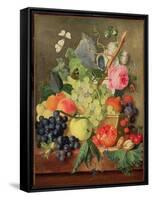 A Basket of Fruit, 1744-Jan van Huysum-Framed Stretched Canvas