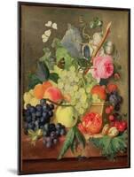 A Basket of Fruit, 1744-Jan van Huysum-Mounted Giclee Print