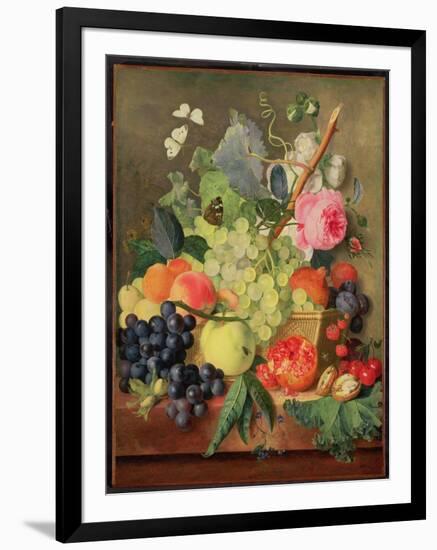 A Basket of Fruit, 1744-Jan van Huysum-Framed Giclee Print