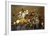 A Basket of Fruit on a Draped Table, C.1635-Adriaen van Utrecht-Framed Giclee Print